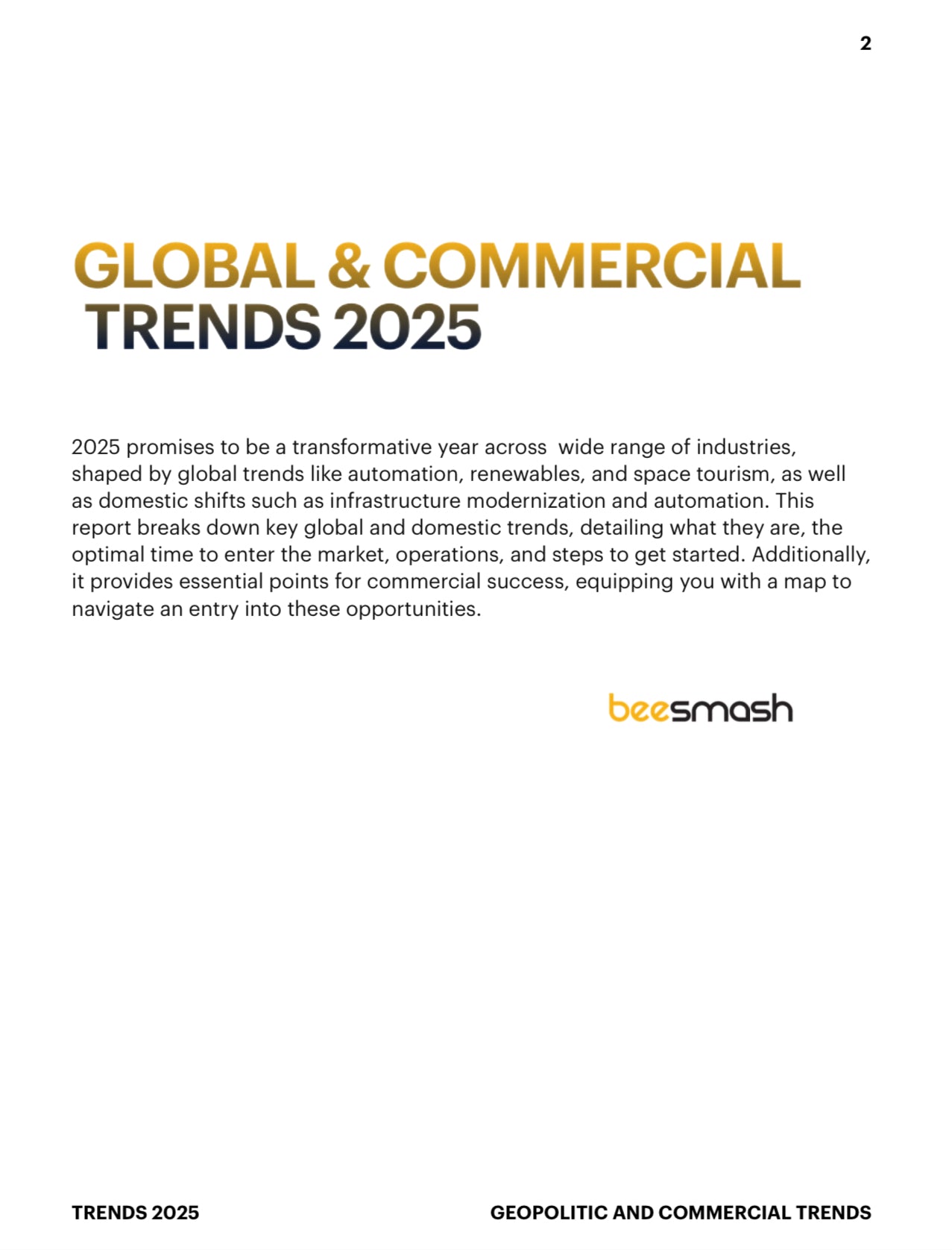Beesmash: Trend Report 2025
