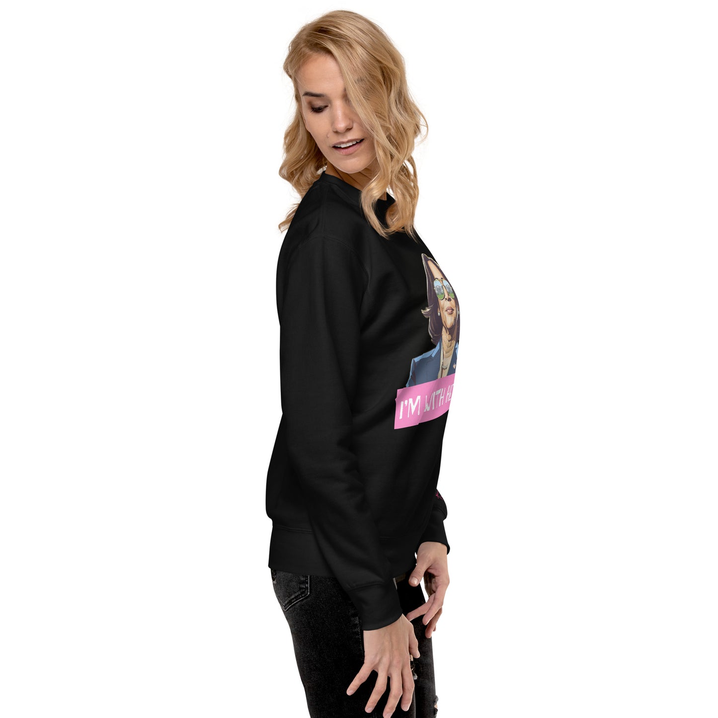 Kamala: I'm with Her (Pink) Sweatshirt