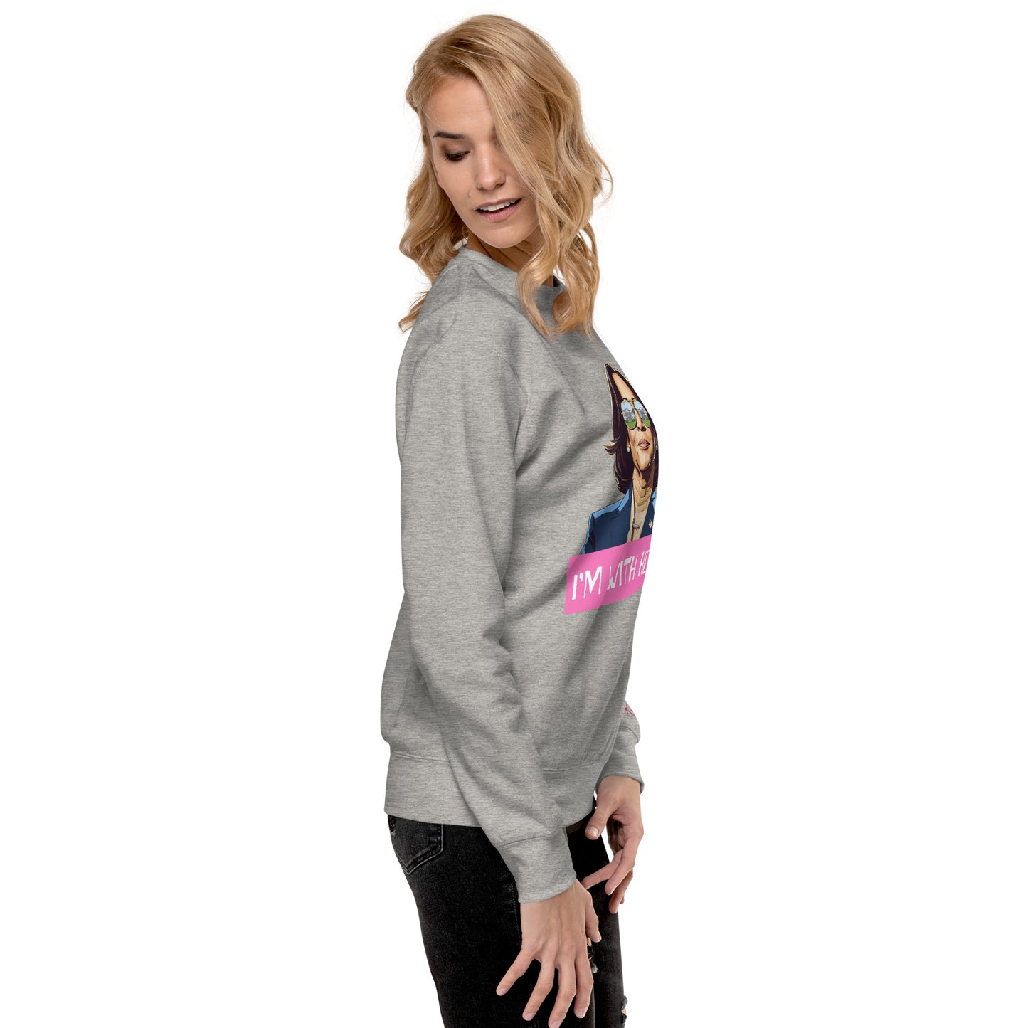 Kamala: I'm with Her (Pink) Sweatshirt