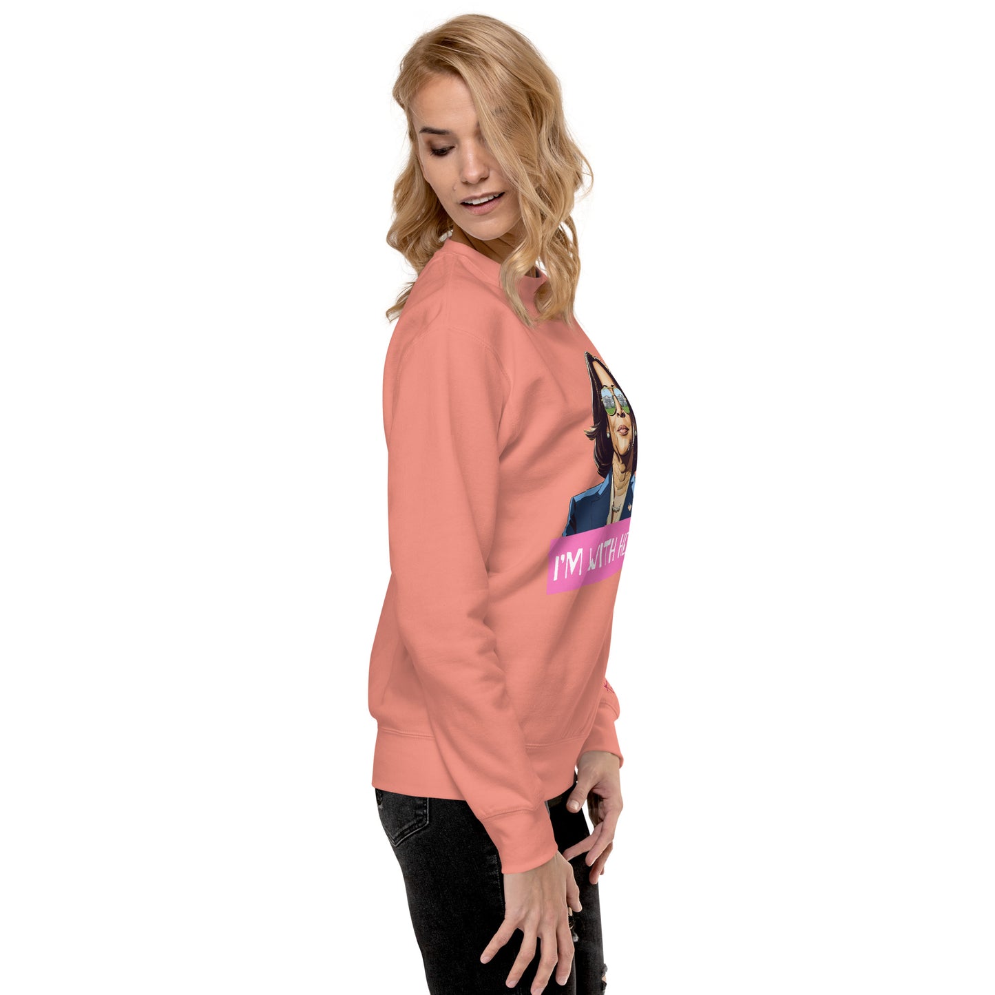 Kamala: I'm with Her (Pink) Sweatshirt