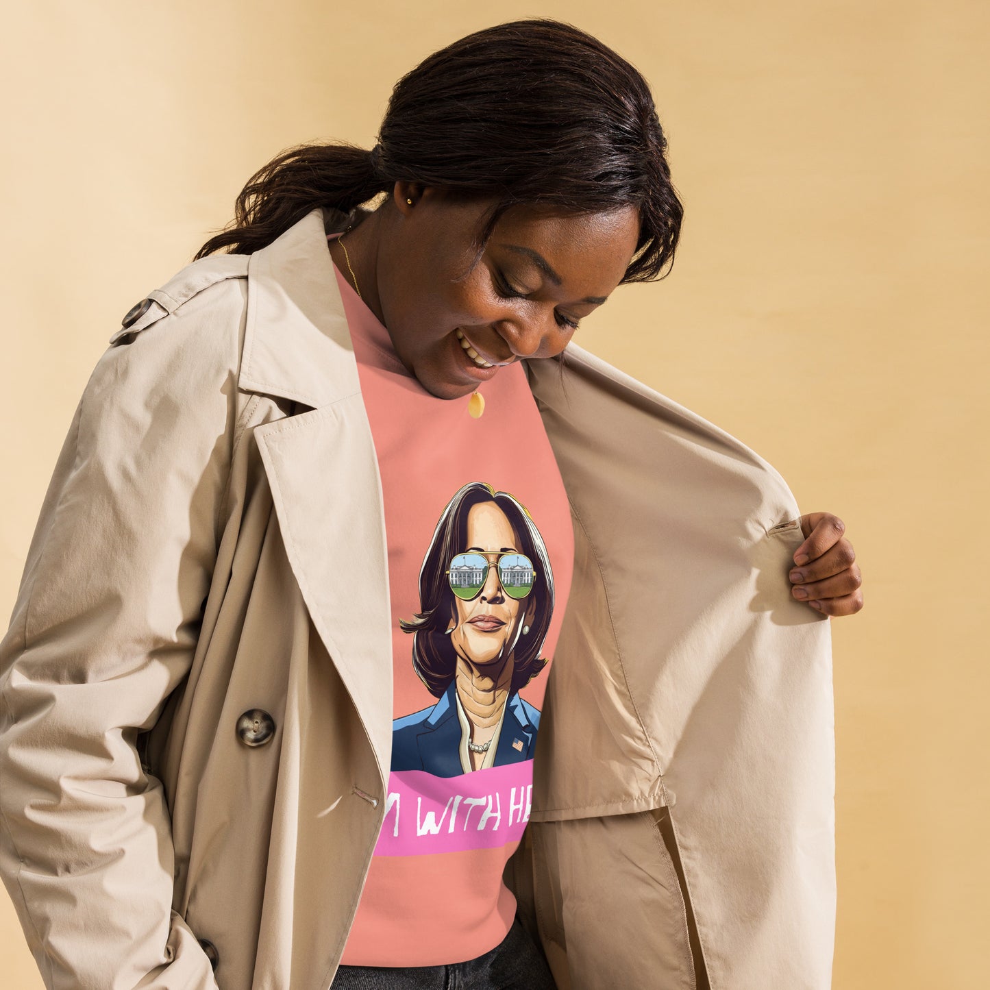 Kamala: I'm with Her (Pink) Sweatshirt