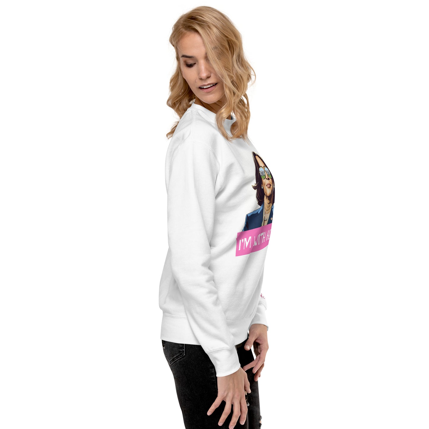 Kamala: I'm with Her (Pink) Sweatshirt