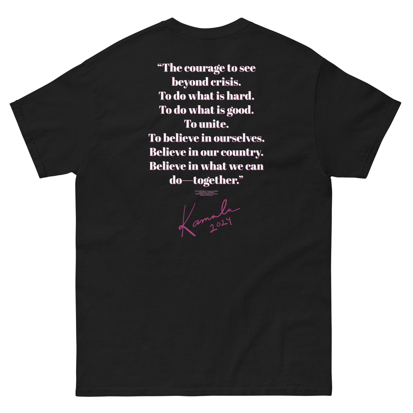 Kamala: Madame President /w Quote (Back)