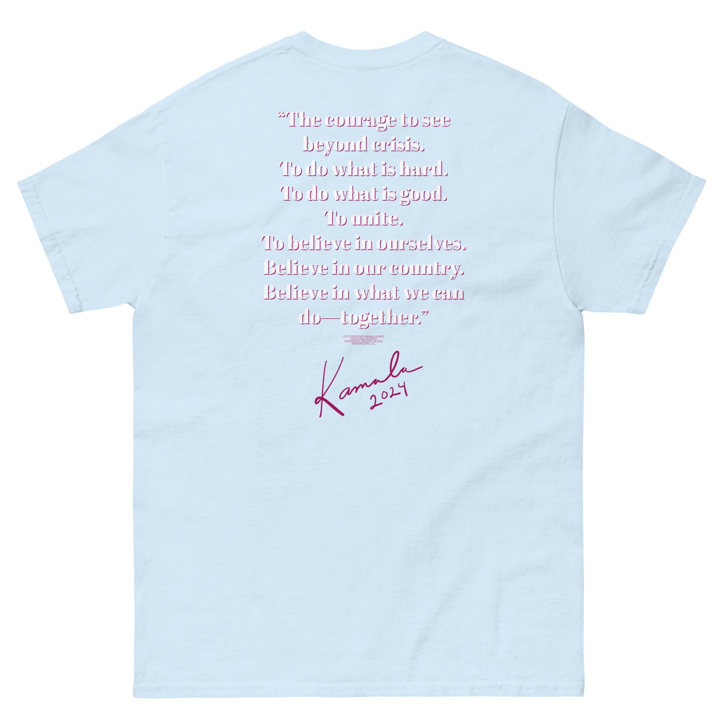 Kamala: Madame President /w Quote (Back)