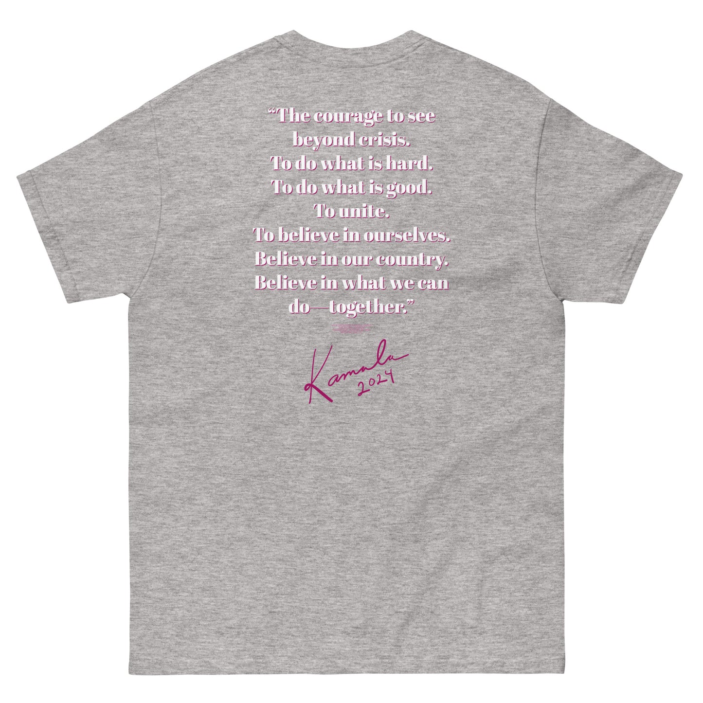 Kamala: Madame President /w Quote (Back)